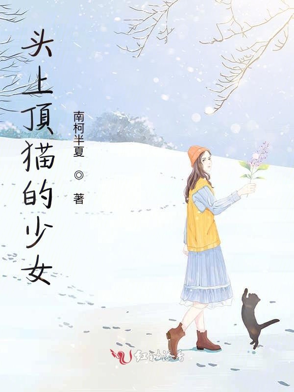 头上顶猫的少女